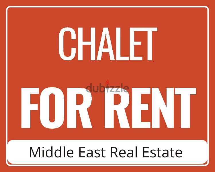 Chalet For Rent in Kfarmatta/Aley 0