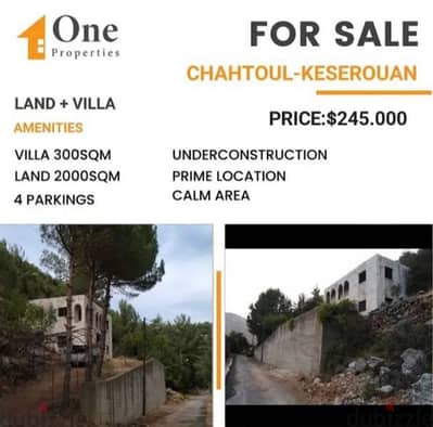 VILLA FOR SALE IN CHAHTOUL