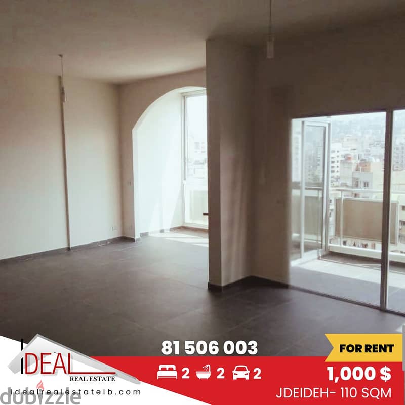 110 sqm apartment for rent in Jdeideh - Metn REF#KZ292 0