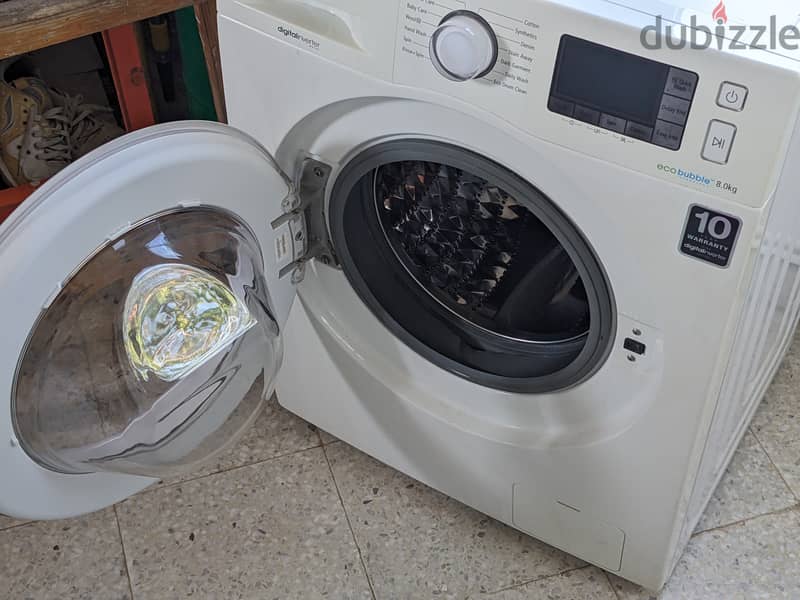 Samsung ecobubble 8kg 1400rpm فيها عطل 2