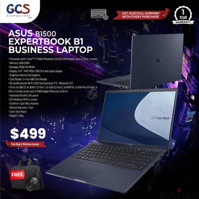 Asus (B1500CEAE) ExpertBook B1 Business Laptop