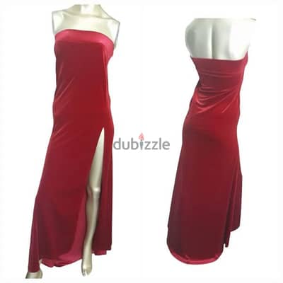 Red Velvet Long dress