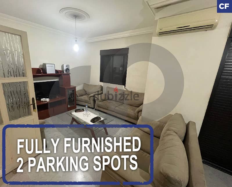 FULLY FURNISHED-2 parking spots -Sabtieh, Metn/سبتيه, متن REF#CF113724 0