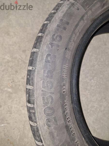 4 Continental tyres 205/55 R16 3