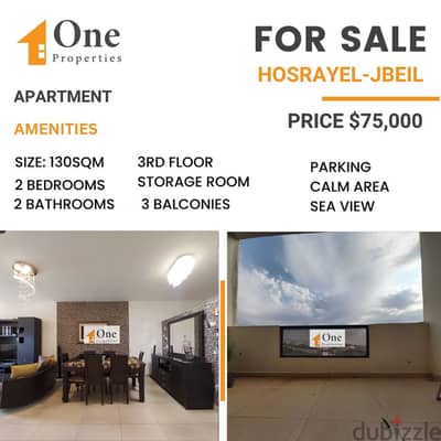 APARTMENT FOR SALE IN HOSRAYEL - JBEIL