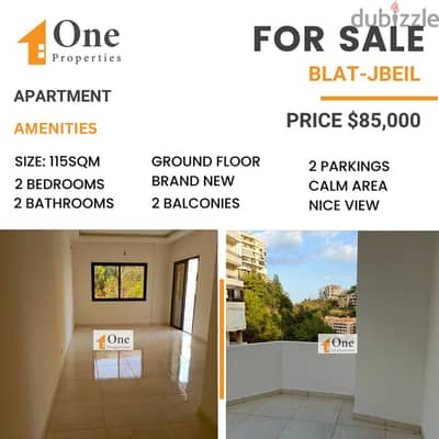 APARTMENT FOR SALE IN BLAT-JBEIL