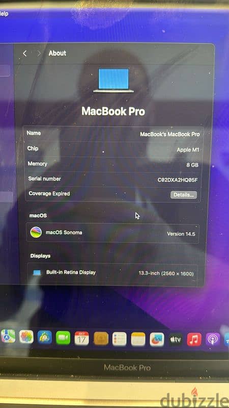 m1 macbook pro 13 500g 8g ram warranty  as new 3