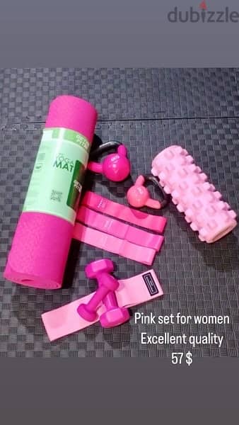 Pink set for women NEW excellent quality great price 57$