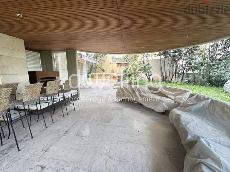 Luxurious Ground Floor Apartment with Expansive Garden in Prime Biyad 0