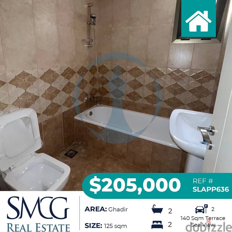 Brand new Apartment for sale in Ghadir with Sea View and 140 Sqm Terrش 4