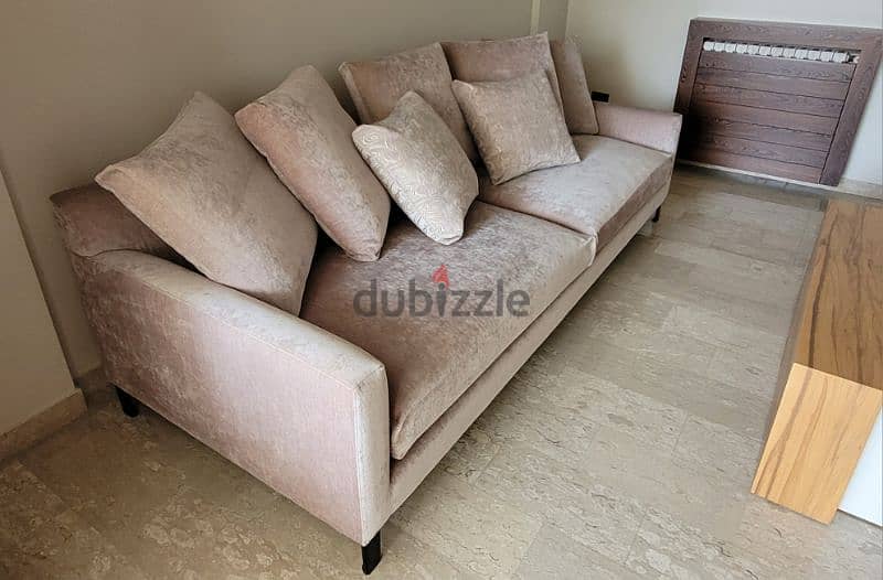 Stylish Living Room Set - 2 Italian Couches & Coffee Table 1