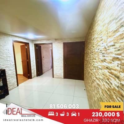 Apartment for sale in Ghazir شقة للبيع في غزير