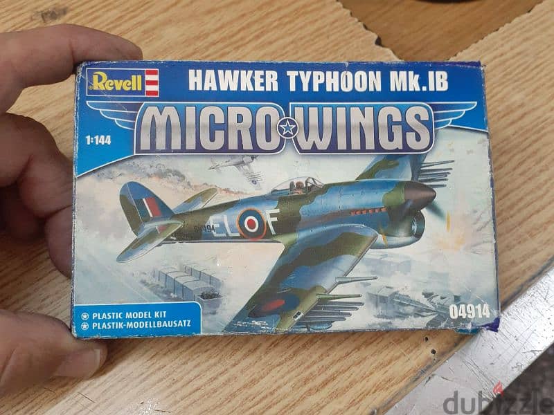 Revell Hawker Typhoon MK. 1B plastic model kit 1/144 0