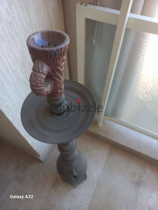 Antique Copper Waterpipe (argile) From Egypt 2