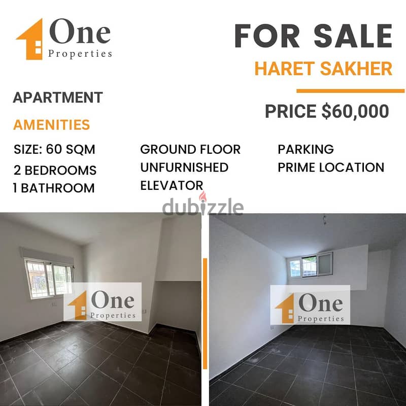 APARTMENT FOR SALE IN HARET SAKHER 0