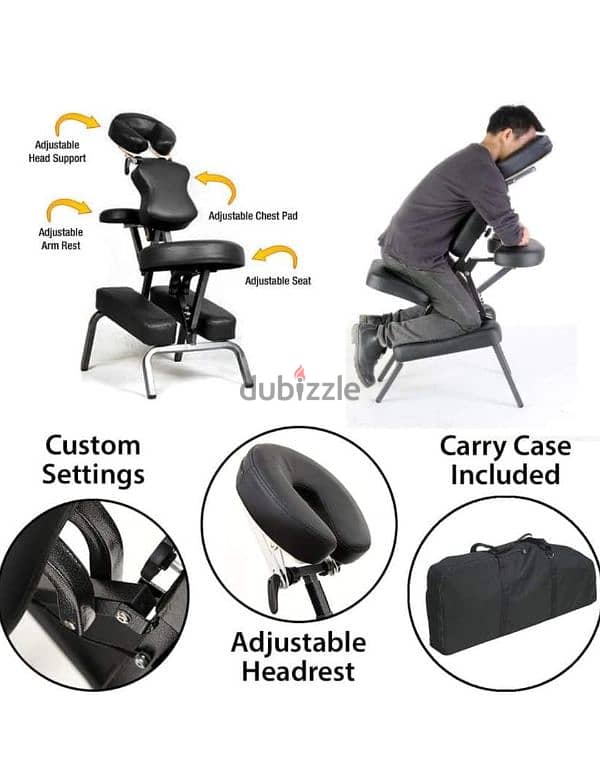 massage chair for spa with carry bag 3