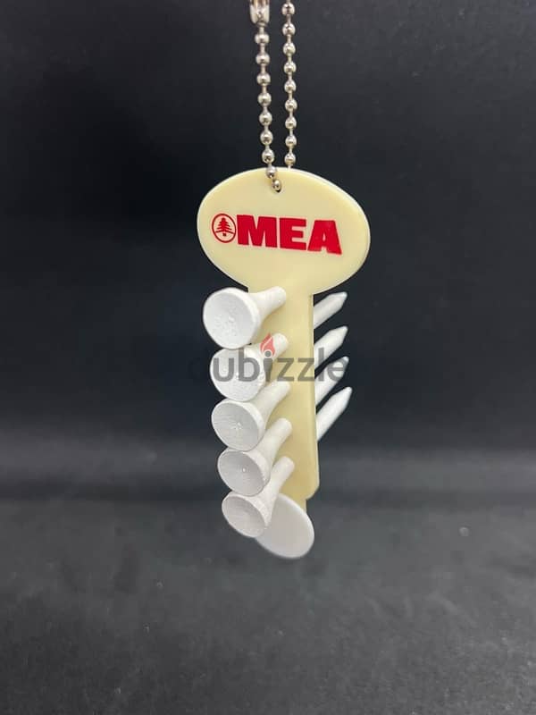 Vintage Middle East Airlines (MEA) Branded Golf Tee Set - 1980s 0