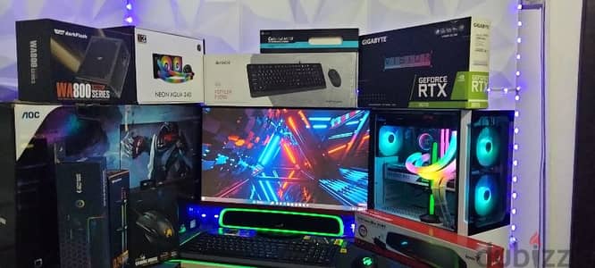 High End Gaming PC Setup core i9 10850k + RTX 3070