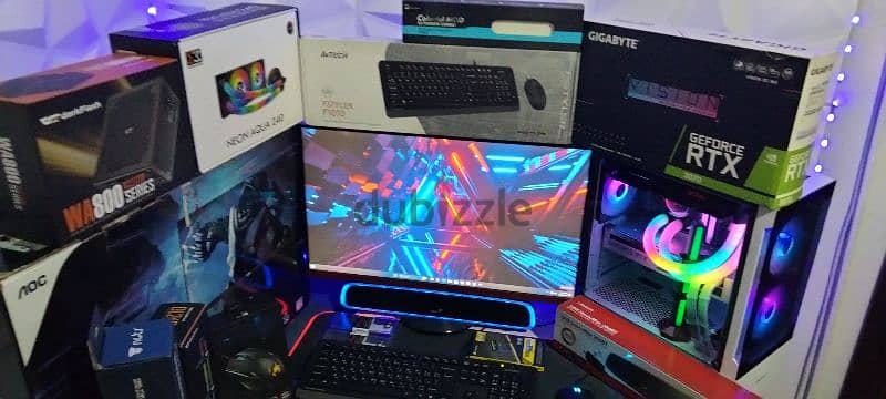 High End Gaming PC Setup core i9 10850k + RTX 3070 2