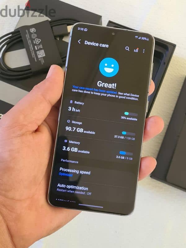 Samsung S21 5G Usa Version ( 128 / 8 ) Like New 7