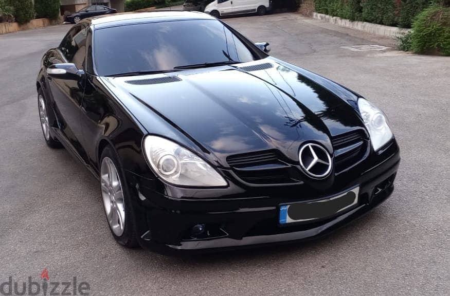 Mercedes-Benz SLK350 AMG Look Black on Black 2005 Bi2a Original 4