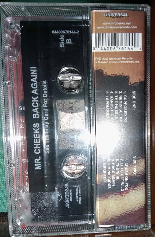 cassette original - Mr. cheeks - back again 1