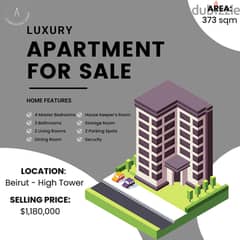 Luxury Apartment with Stunning View for Sale in Beirut - High Tower 0