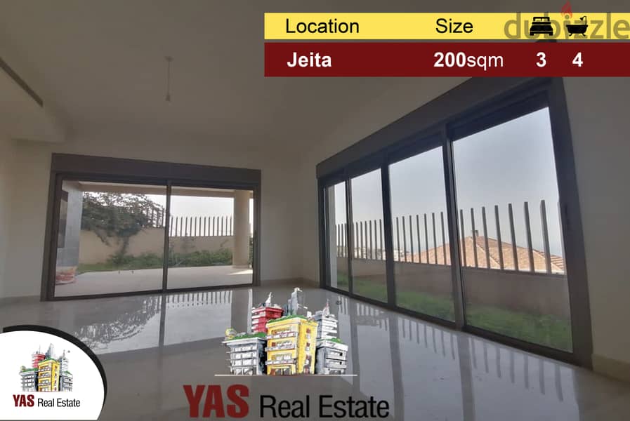 Jeita 200m2 | High-end | Open View | Brand New | 100m2 Garden | 0