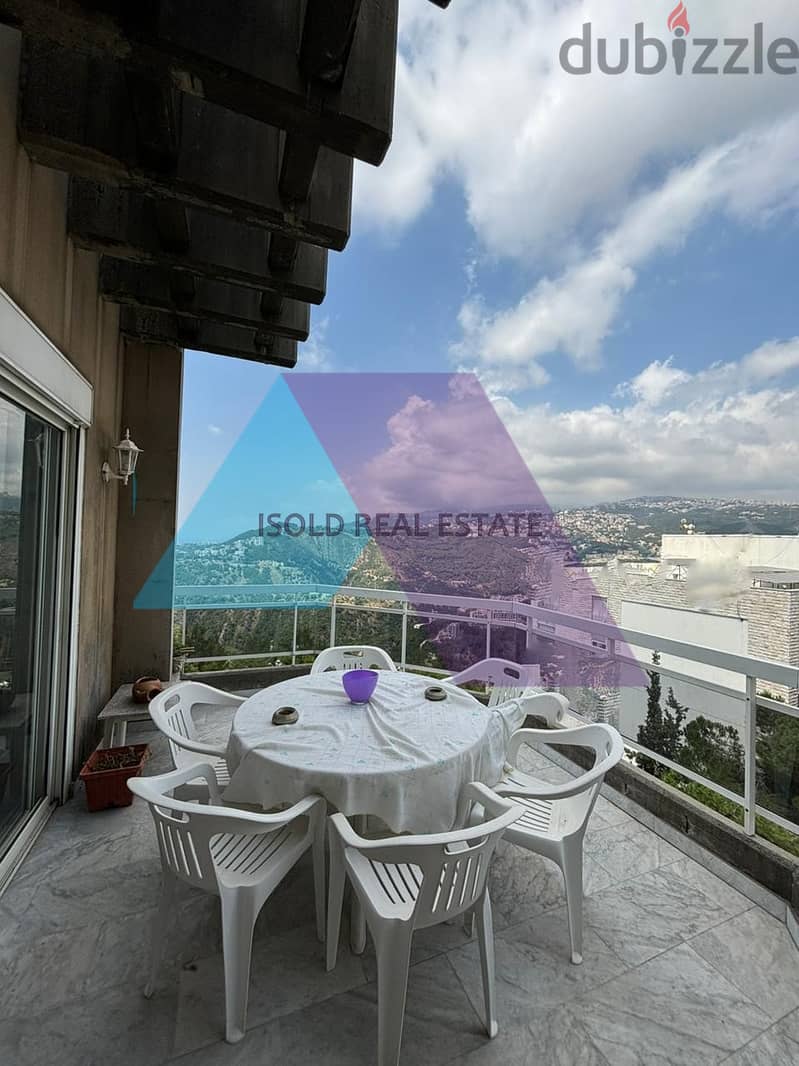 Luxurious Decorated 210m2 Duplex+Terrace+View for sale in Dik El Mehde 1