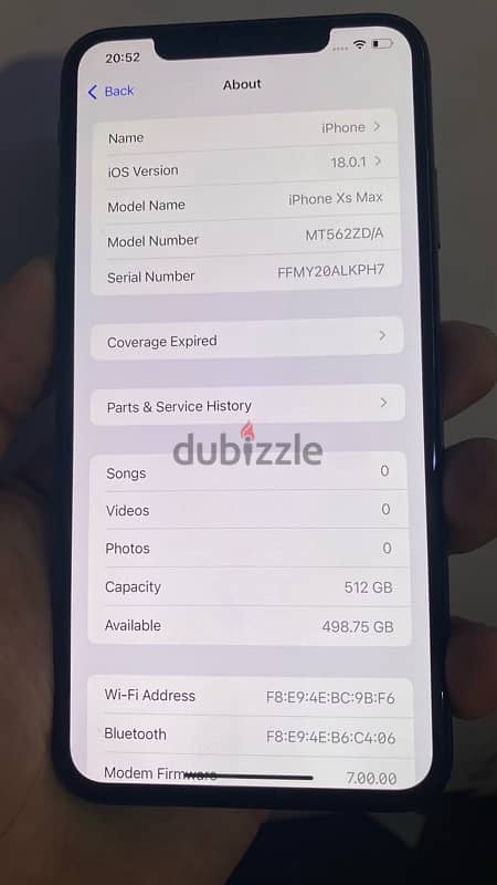 iphone xs max 512 giga 1