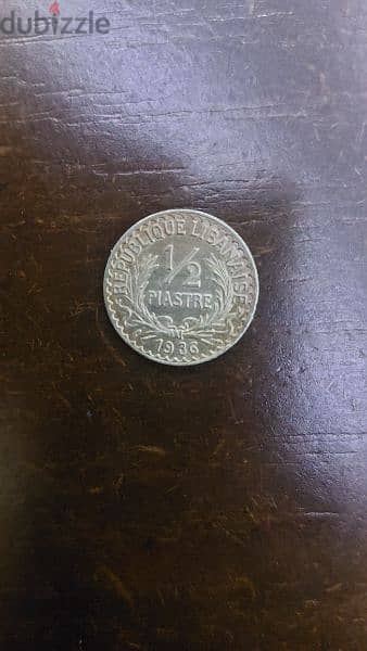 1936 1/2 piastre 5$ 0