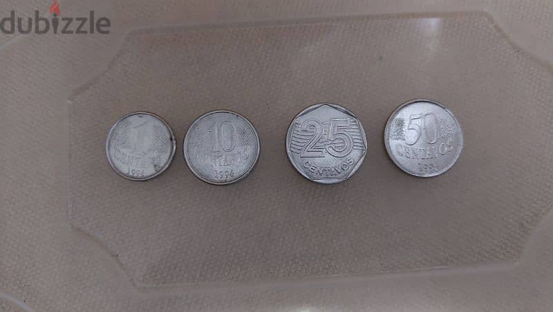 brazilian centavos set 1