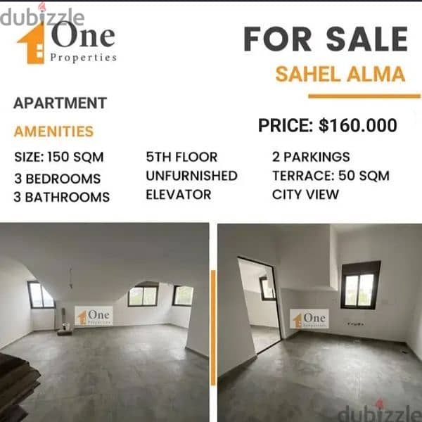 APARTMENT FOR SALE IN SAHEL ALMA 0