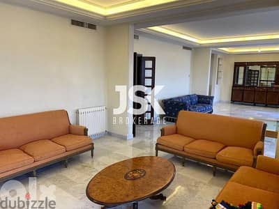 L10482-Spacious Apartment For Rent With Open View in Badaro