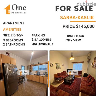 APARTMENT FOR SALE IN SARBA-KASLIK