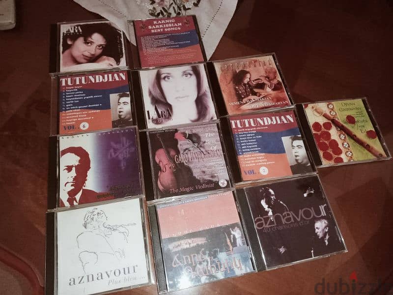 CD's 12 French and Armenian- Copies 0