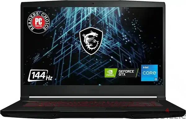 MSI GV15-11SC-633 Ci5 11Th Gen 8GB Ram 256GB SSD 144Hz GTX 1650 MAX-Q 1