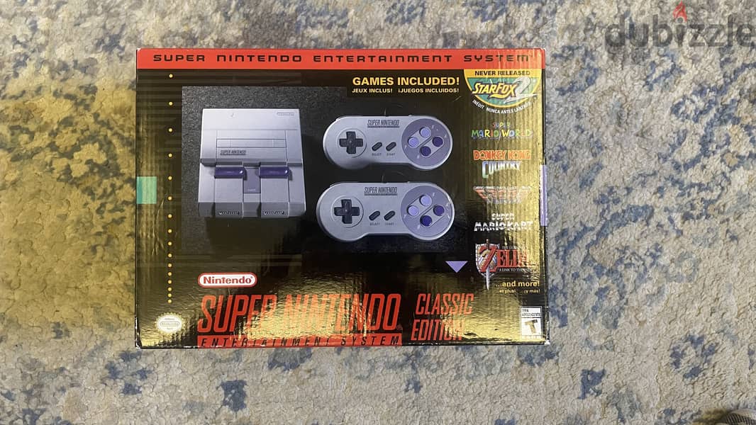 Super Nintendo Entertainment System - Classic Edition (Vintage) 0