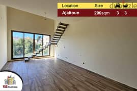 Ajaltoun 200m2 | Duplex | private Street | 2 Floors Apartment | AC 0