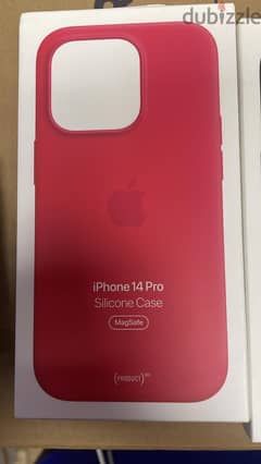 Silicone case MagSafe iPhone 14 pro product red 0