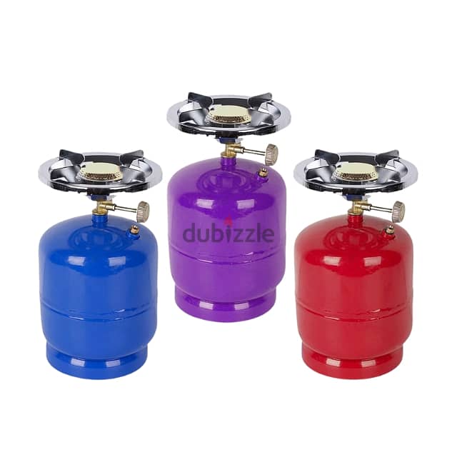 Cylinder Gas Stove with Adjustable Temperature, 5kg Capacity 0