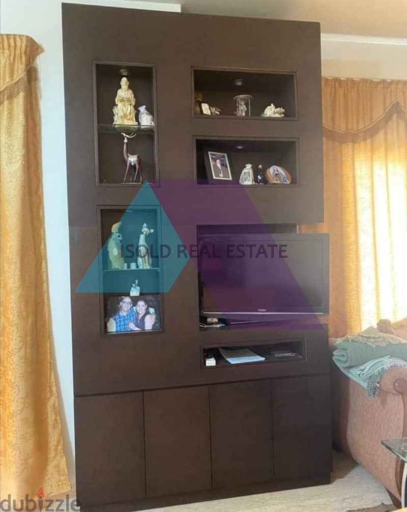 Fully Furnished 110m2 apartment having an open view for sale in Fanar 3