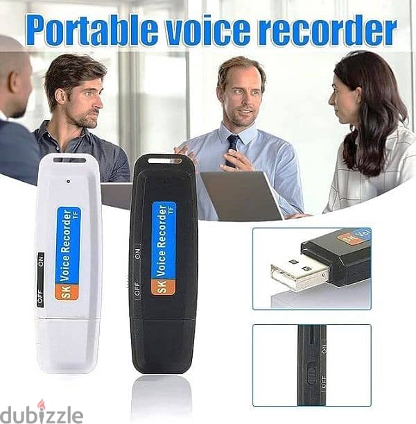 Portable Voice Recorder Usb مسجل الصوت 0