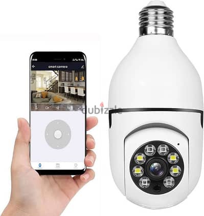 E27 360? Light Bulb Camera, 2.4GHz & 5G WiFi Security Cameras Wireless