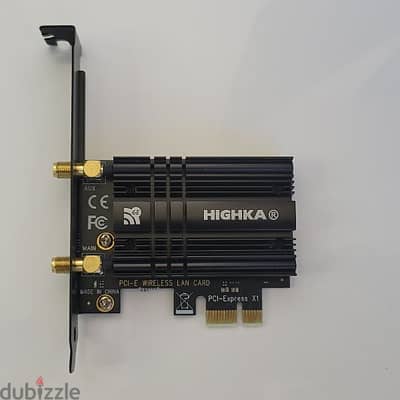 Unused Wi-Fi 6E PCIe Network Card with Bluetooth 5.3