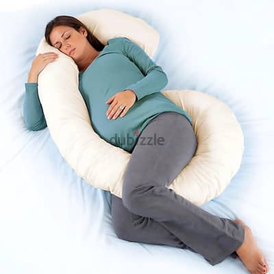 C-Shaped Pregnancy Pillow, Baby Lounger for Sleeping & Nursing