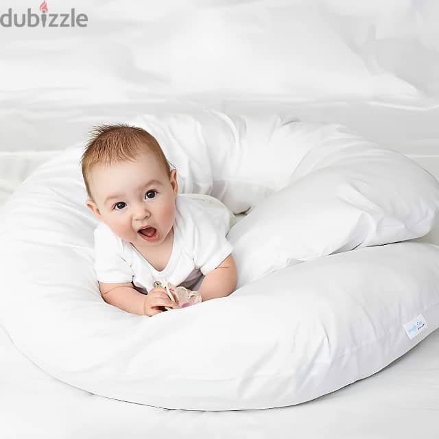 C-Shaped Pregnancy Pillow, Baby Lounger for Sleeping & Nursing 6