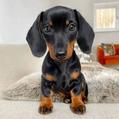 Duchshunds Black & Tan puppies-Imported-Dogكلاب 0