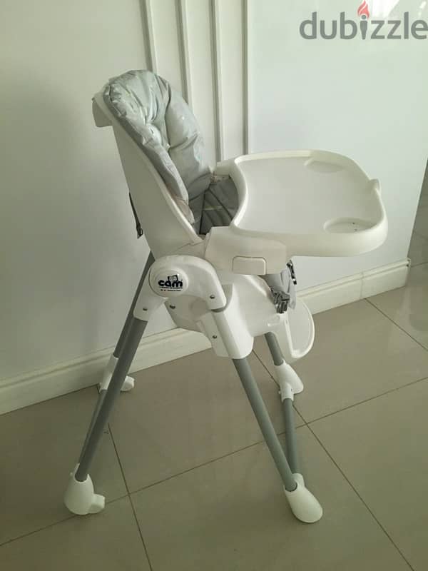 Newborn feeding high chair Grey Bunny (Cam/ mamas and papas) 1