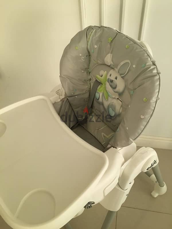 Newborn feeding high chair Grey Bunny (Cam/ mamas and papas) 3